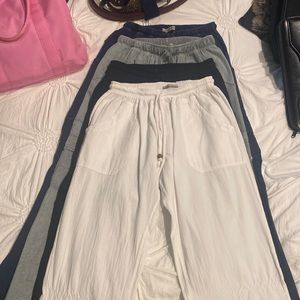 4 pairs of Cotton Natural Boho Beachwear